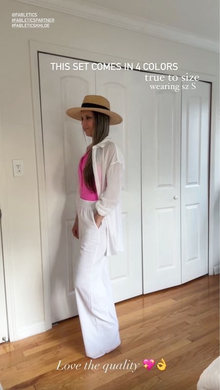 White cotton pants and button down are true to size - wearing sz S

Shape wear swimsuit runs small - SIZE UP

Panama hat is my favorite ever! 

Great outfit for beach or travel 💖




#LTKtravel #LTKswim #LTKstyletip