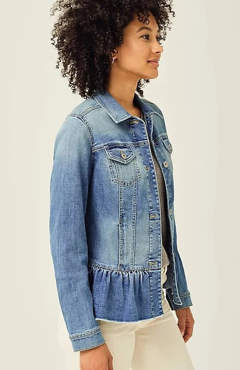 Denim Peplum Jacket | J. Jill