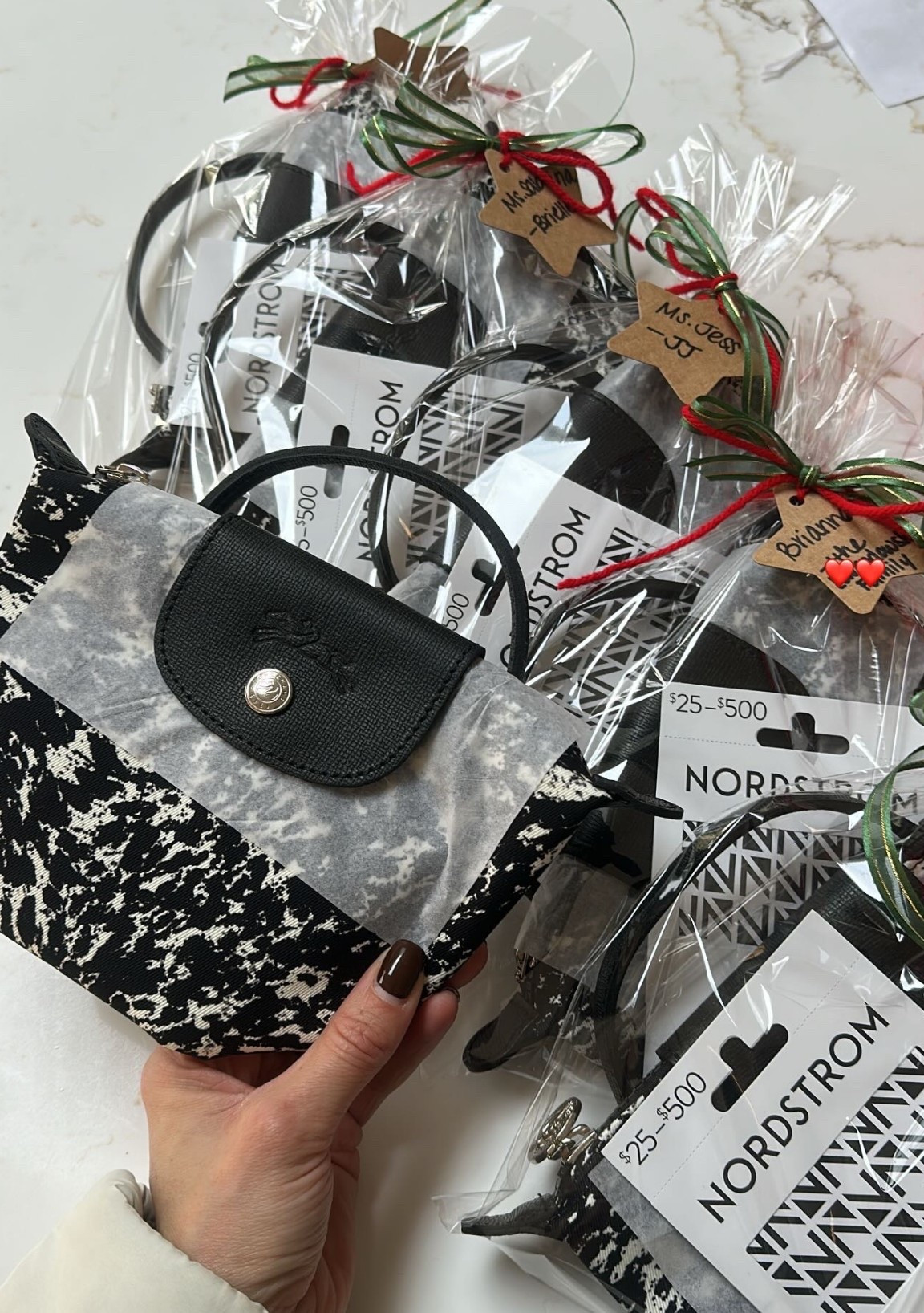 Please note the Longchamp bag was purchased over the summer when I found it on super sale. It is now higher than when I purchased it  