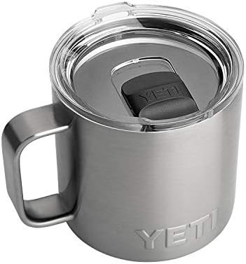 YETI Rambler 14 oz Mug, Vacuum Insulated, Stainless Steel with MagSlider Lid | Amazon (CA)