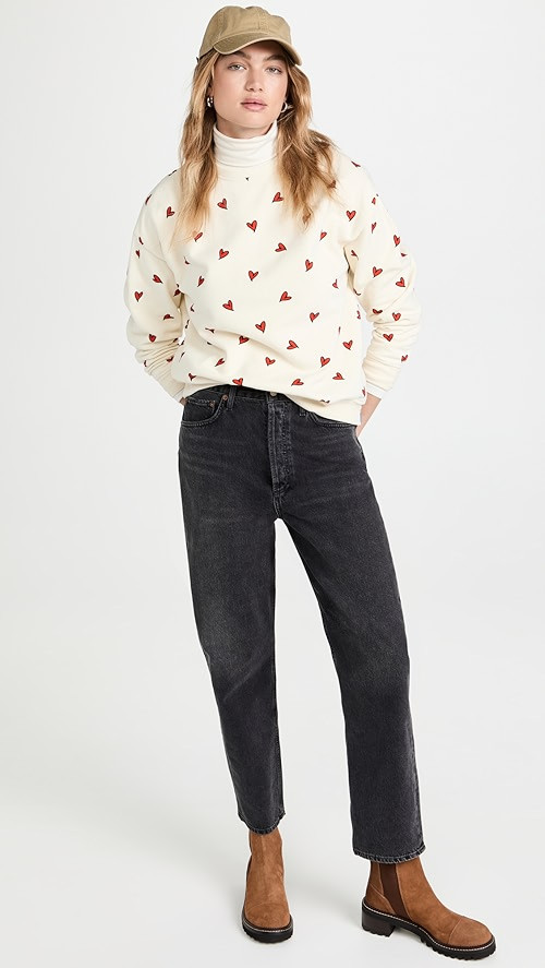 KULE The Oversized Heart Sweatshirt | SHOPBOP | Shopbop