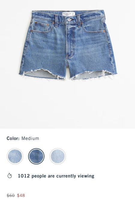 Abercrombie Mom shorts on sale! These have a 4 inch inseam and are perfections 👌🏼 get them while they are fully in stock, and on sale! Size up if in between sizes  

#LTKsalealert #LTKfindsunder50 #LTKstyletip
