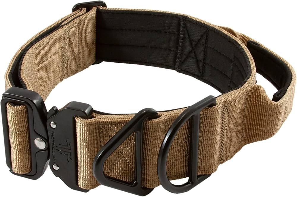Tacticollar - 2 inch Tactical Dog Collar with Handle for Medium and Large Dogs, Mil Spec Nylon Co... | Amazon (US)