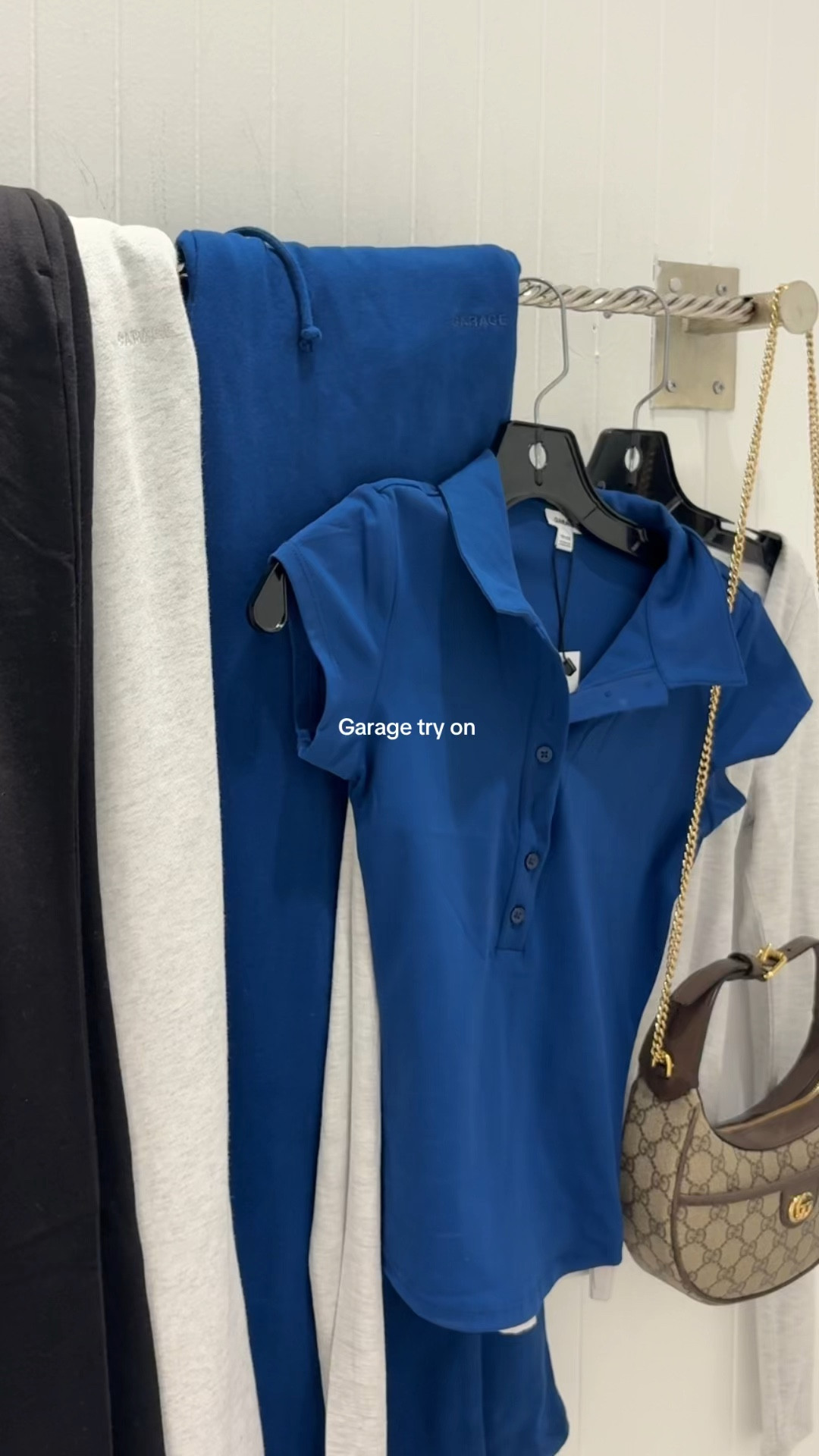 garage try on! The cutest basic pieces perfect for your closet 🐇🤍 also I'm obsessed with the new Snatch Booty Terry pants 👖 