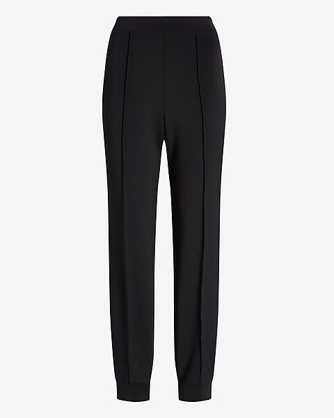 High Waisted Supersoft Double Knit Jogger Pant | Express