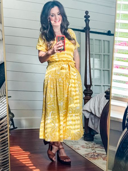 Cute summer dress from Target. I’m wearing a size small. Perfect for date night, summer outing, summer dinner event and more! 

#LTKStyleTip #LTKOver40 #LTKFindsUnder50