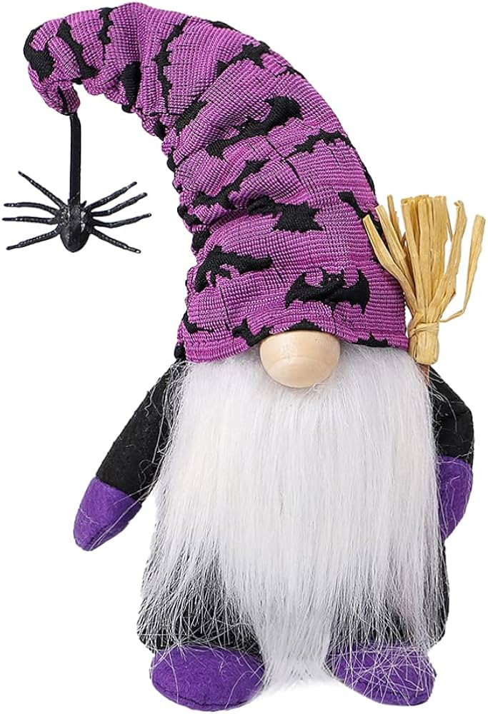 1Pc Halloween Gnomes Plush Decor Witch Scandinavian Tomte Nisse Swedish Halloween Table Decoratio... | Amazon (US)