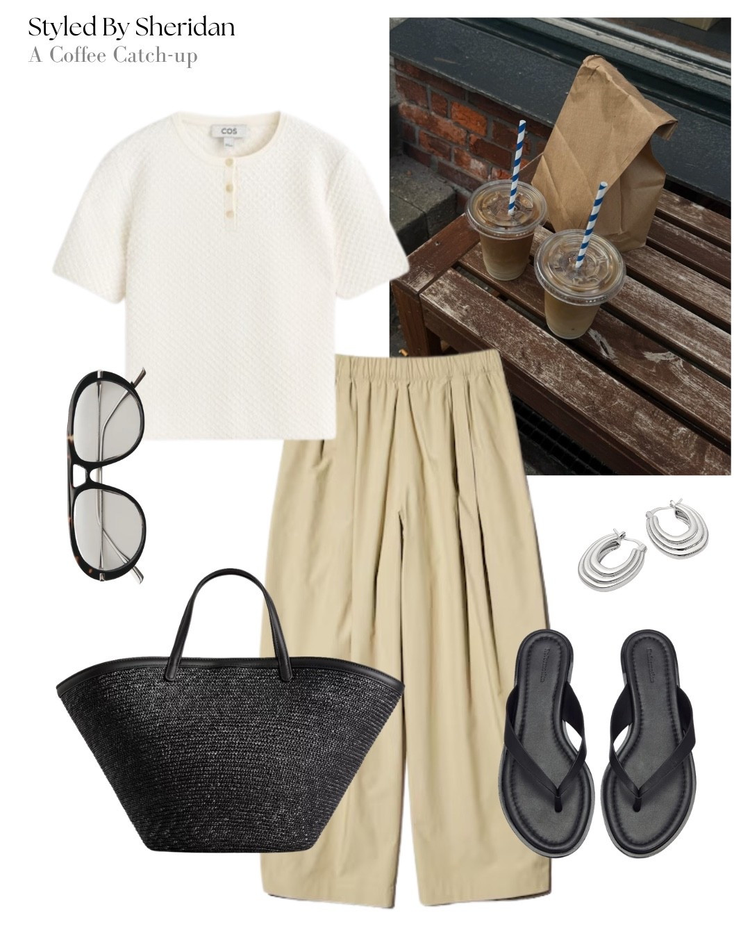 Outfit idea for a summer coffee catch-up

#LTKsummer #LTKshoes #LTKstyletip
