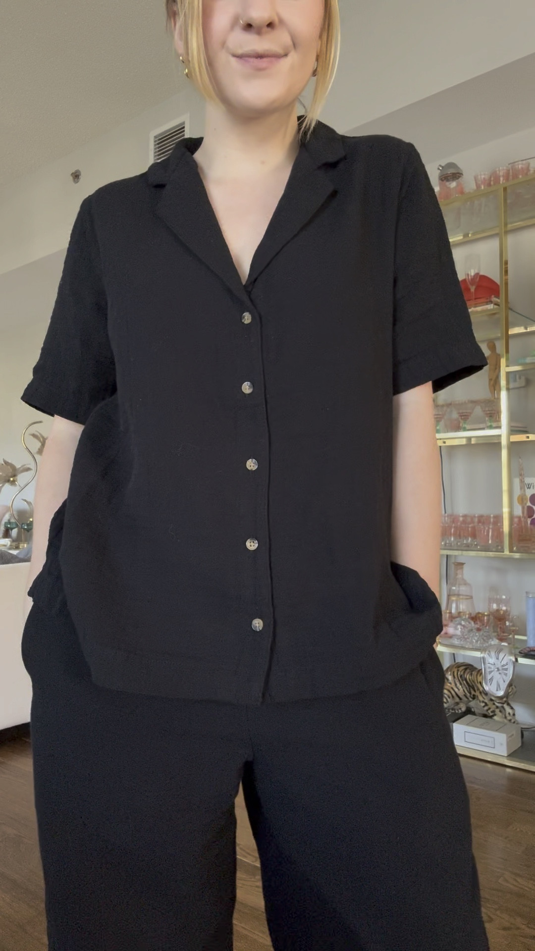 Linen set on sale for $32.49!! 🤯 top is $12.49 and bottoms are $19.99 #oldnavyfinds #thelinenlook #linenset #styleforless 

#LTKfindsunder50 #LTKsalealert #LTKtravel