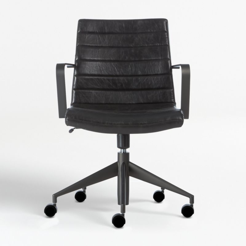 Graham Black Office Chair + Reviews | Crate & Barrel | Crate & Barrel