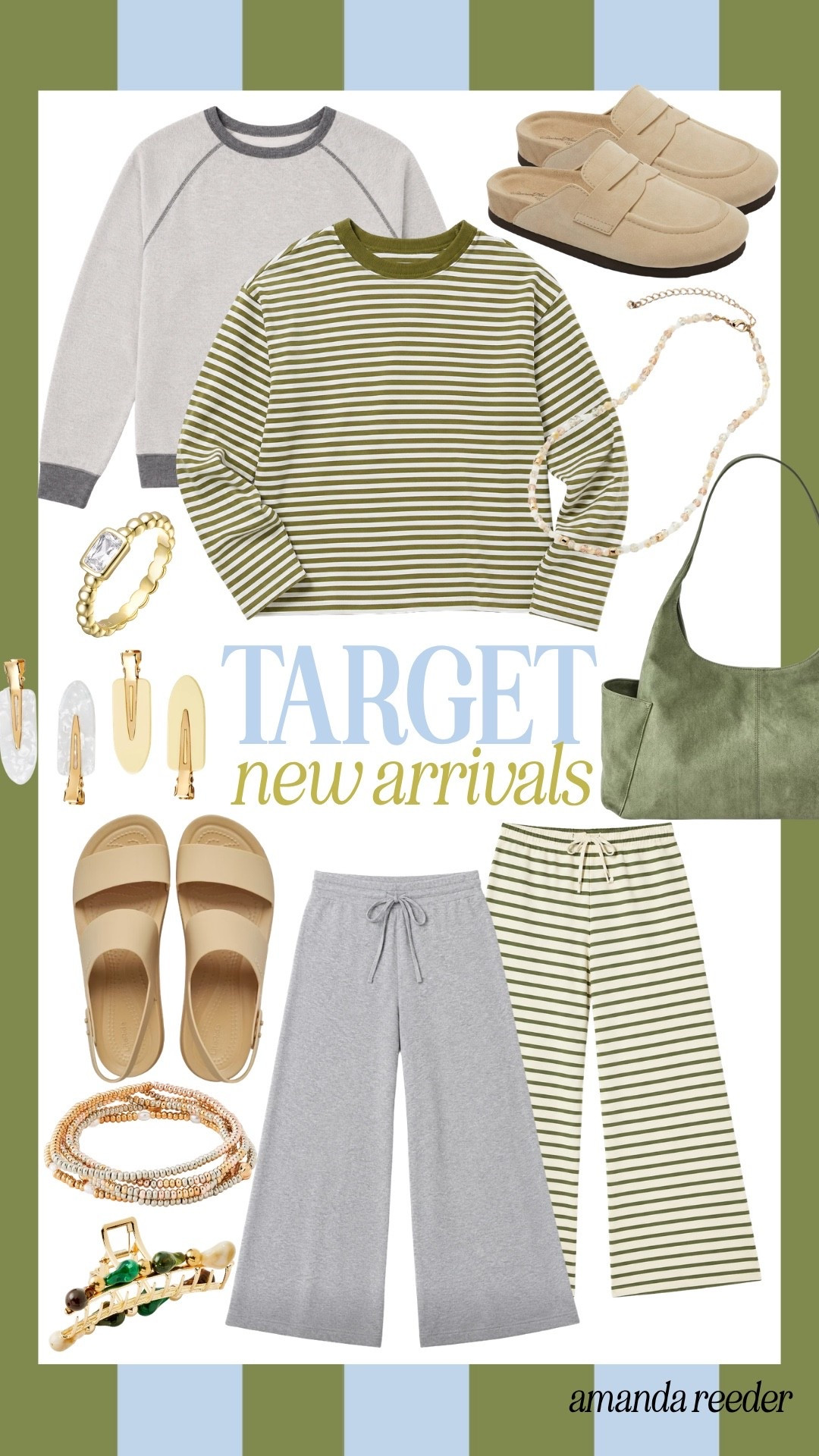 Target new arrivals are giving me all the cozy everyday outfit inspo. I’m loving the mix of striped pieces, soft neutrals, comfy pants, and simple accessories. These are easy staples to mix and match for casual days this season.

#LTKSeasonal #LTKMidsize #LTKootd