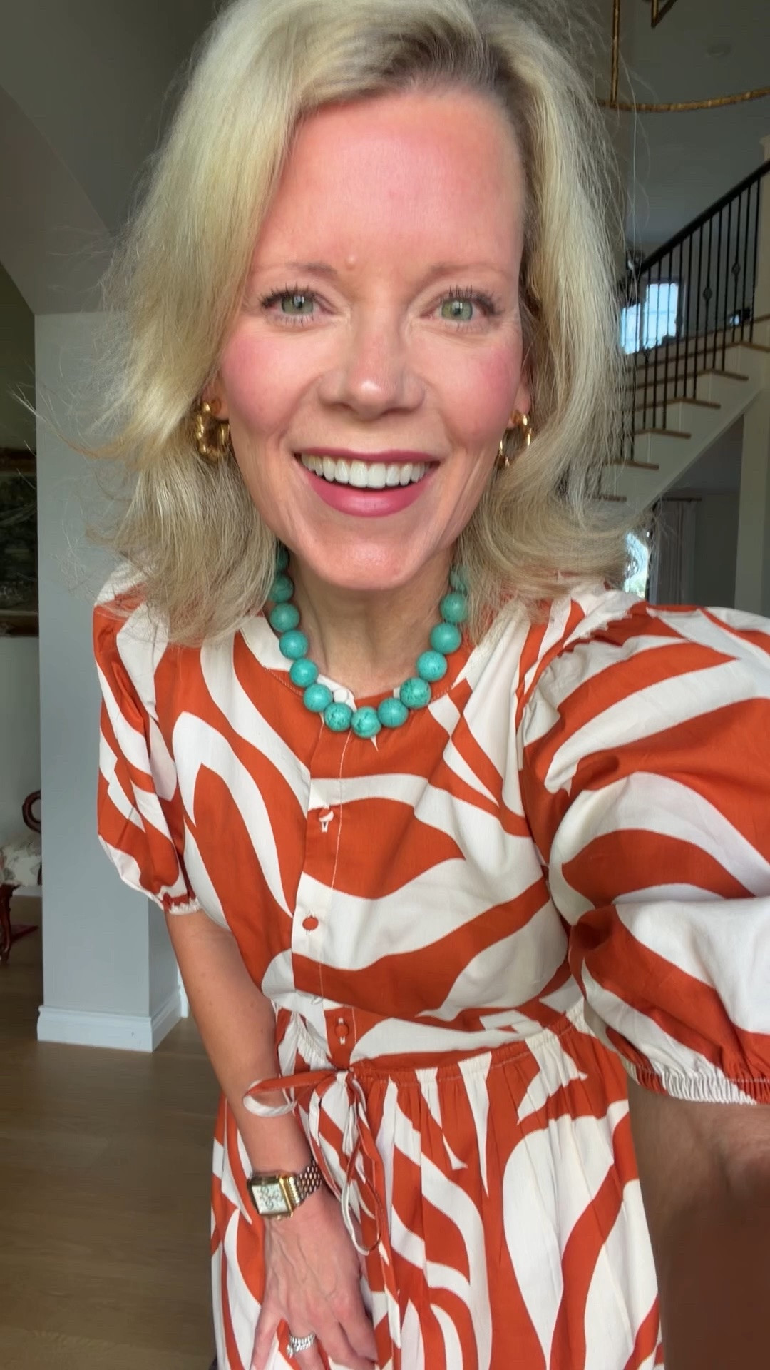 Such a darling dress from @Avara that you can wear now and into fall. Love this for a University of Texas game day dress!  I’m wearing my usual size small.

#LTKdayinmylife #LTKSaleAlert #LTKSeasonal