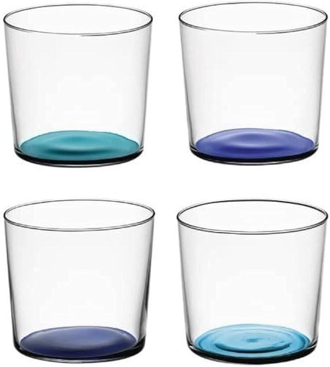 LSA International Coro Tumbler 10.5 fl oz Lagoon Assorted x 4, Blue | Amazon (US)