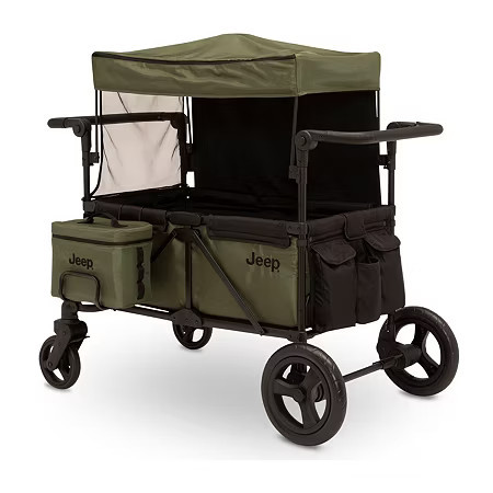 Delta Children Jeep Deluxe Wrangler Stroller Wagon, One Size, Green | JCPenney