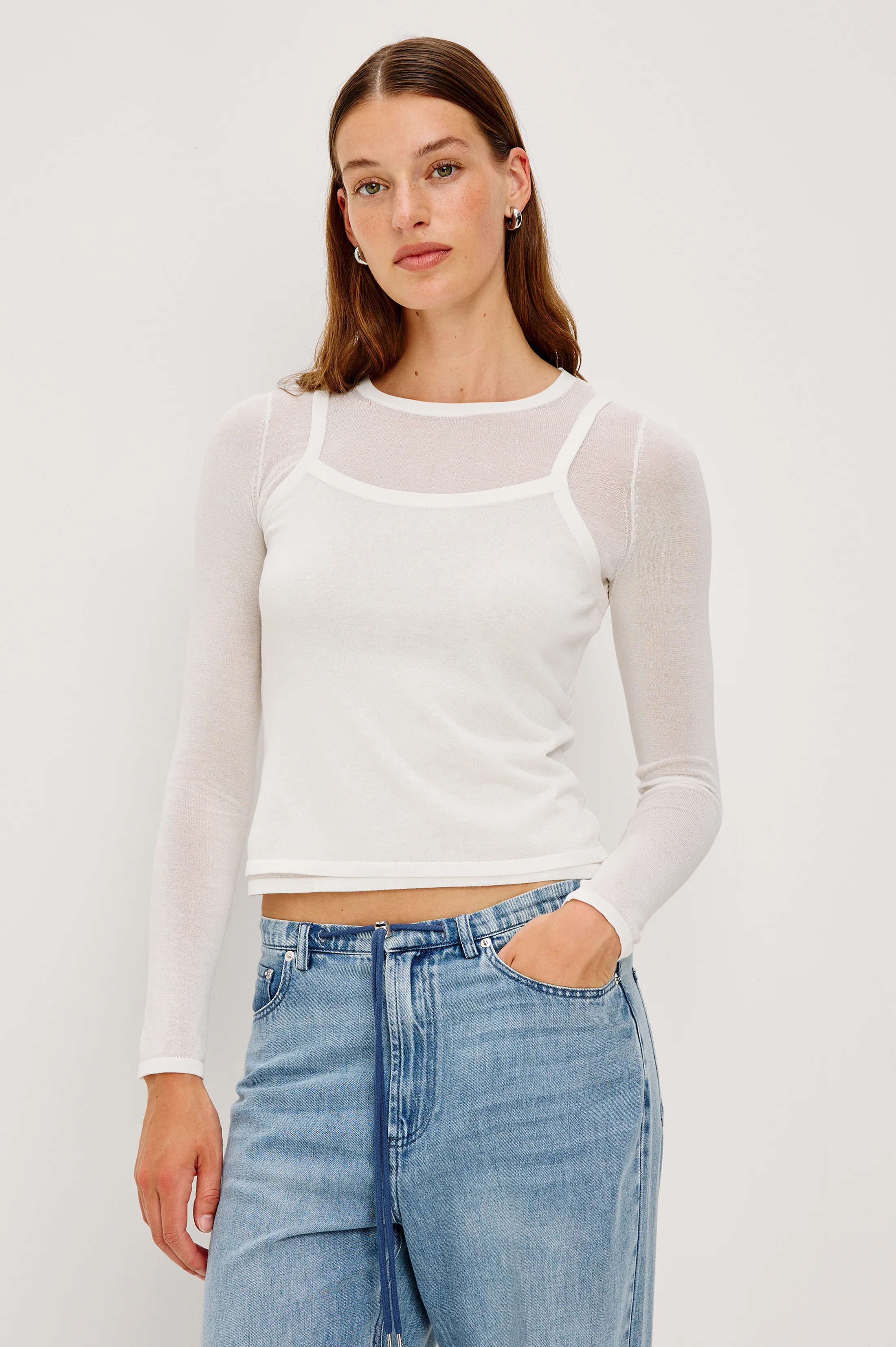 LOVISA TOP - WHITE | Rails