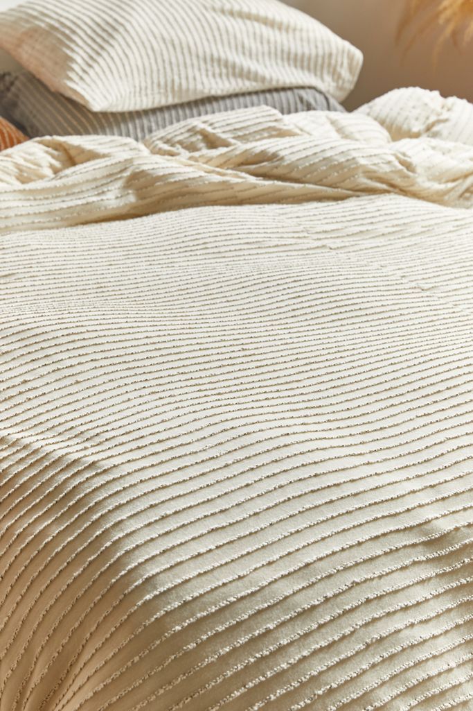 Derby Textured Jersey Duvet Cover | Urban Outfitters (US and RoW)
