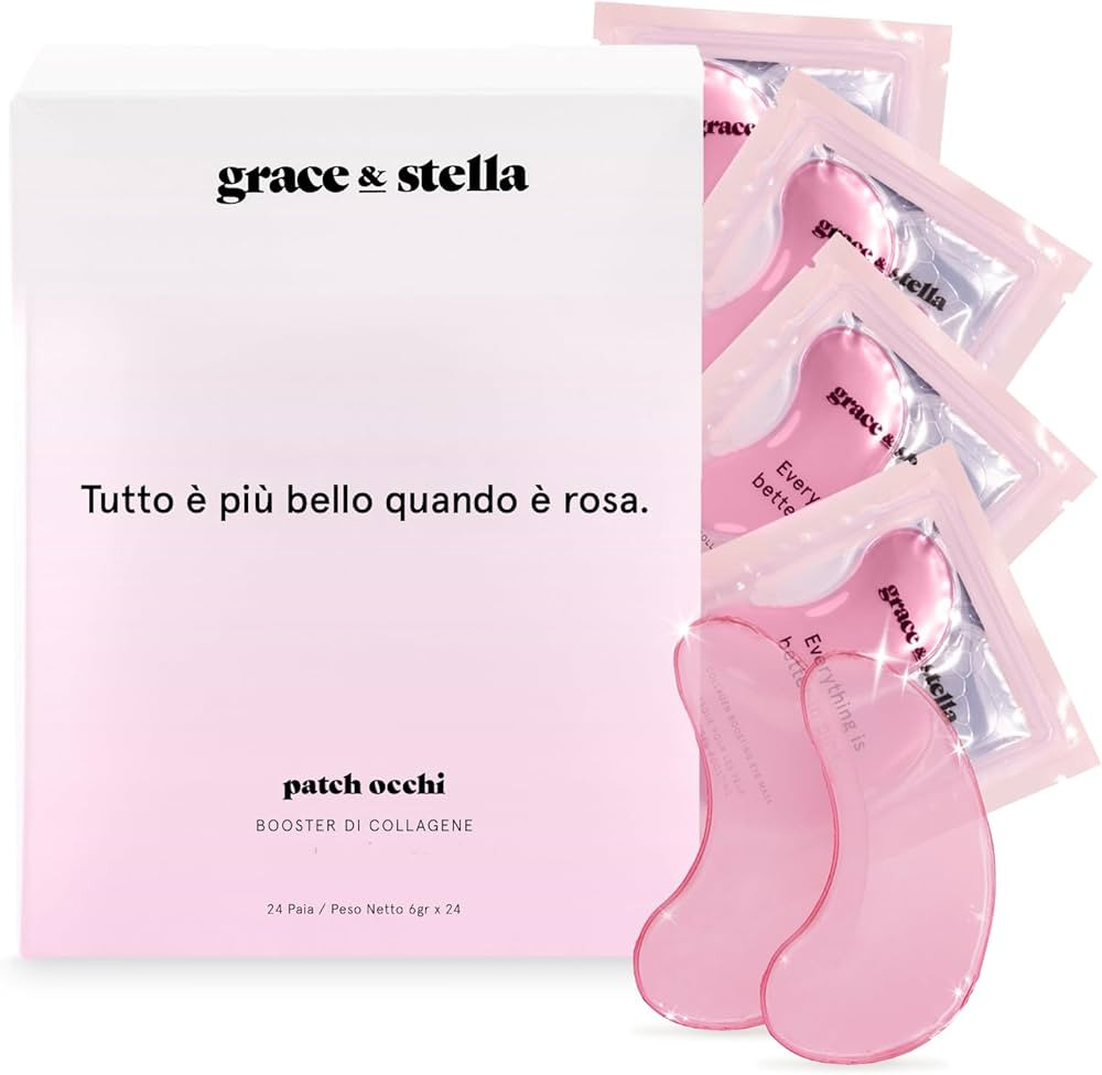 Patch Occhi (24 Paia, Rosa) – Riduce Occhiaie, Gonfiori, Borse Sotto gli Occhi e Rughe – Patc... | Amazon (IT)