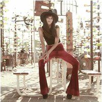 Lace Up Velvet Bells, bell bottoms, flares, stretchy, grommet pants | Etsy (US)