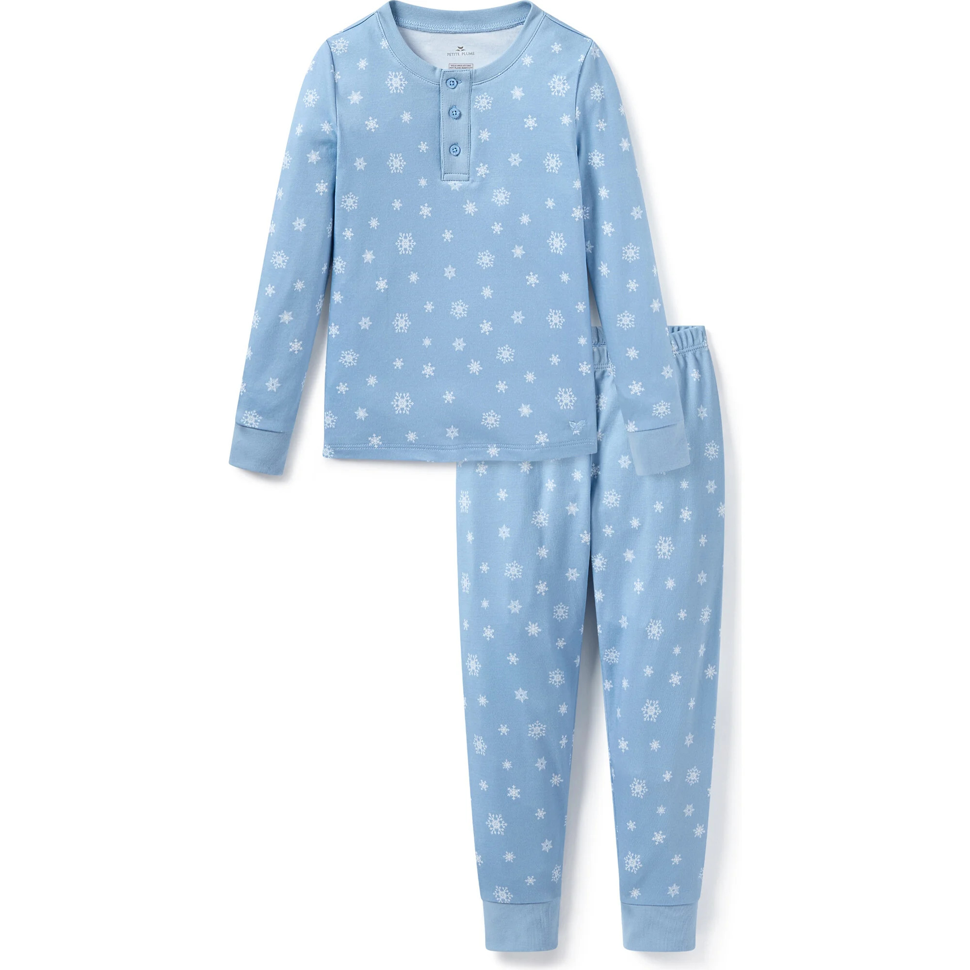 Kids Pima Snug Fit Pajama in Periwinkle Wonderland | Maisonette