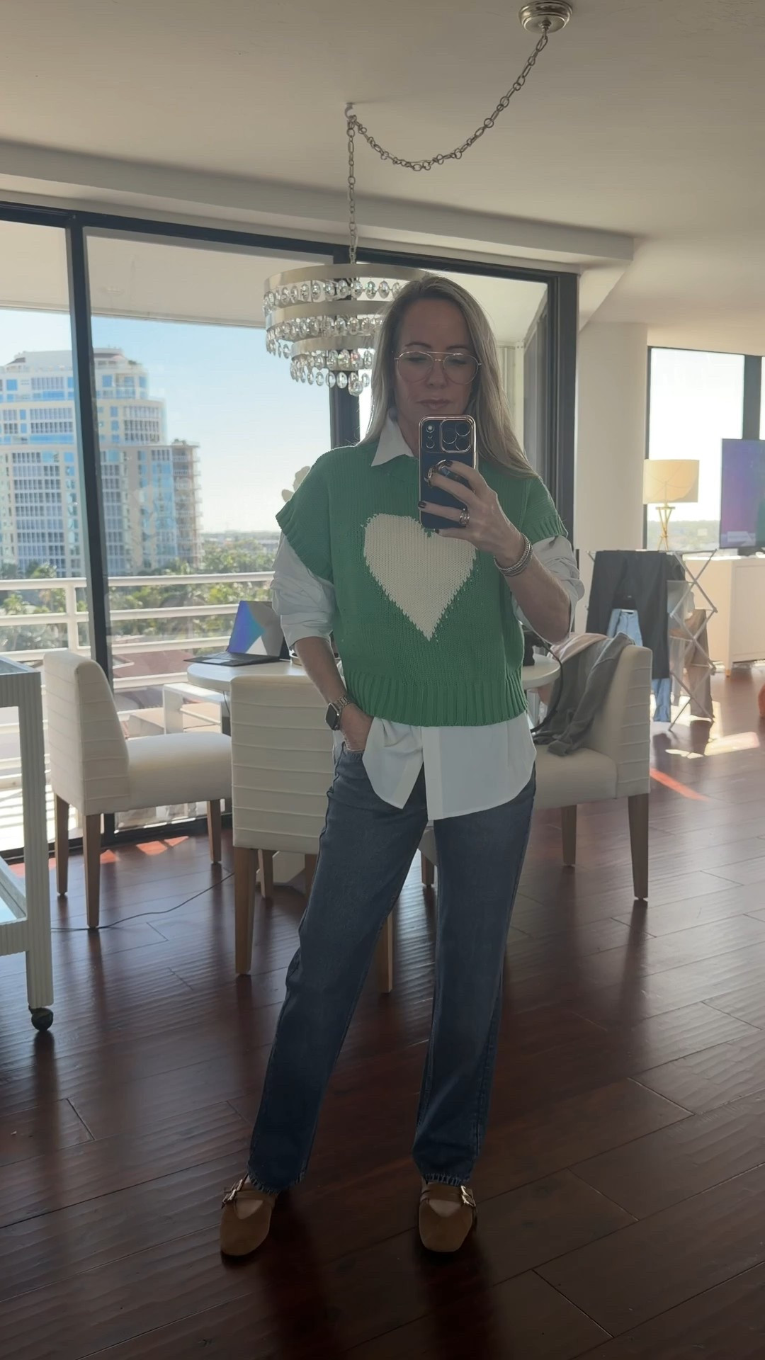 The perfect galentines outfit!  And these sweatpants jeans!

#LTKootd #LTKOver40 #LTKSeasonal