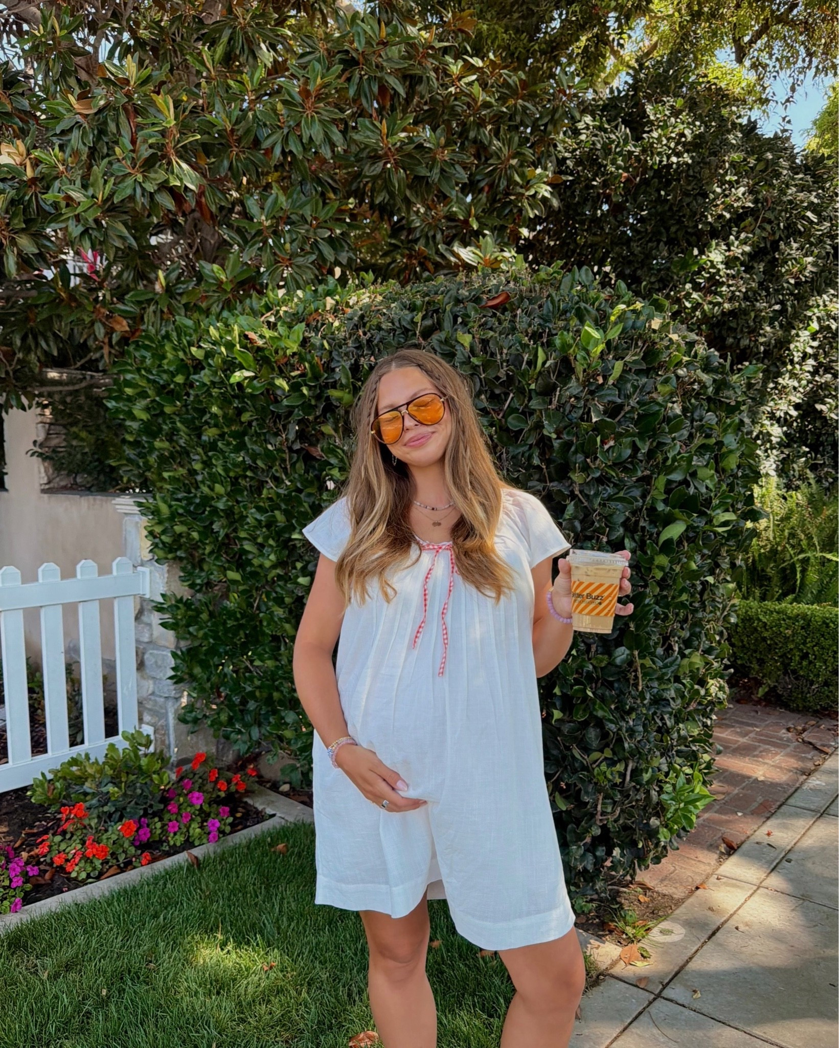 love a babydoll dress with a bump 🤍 dress is out of stock so i linked similar ones!

#LTKootd #LTKBump #LTKSeasonal