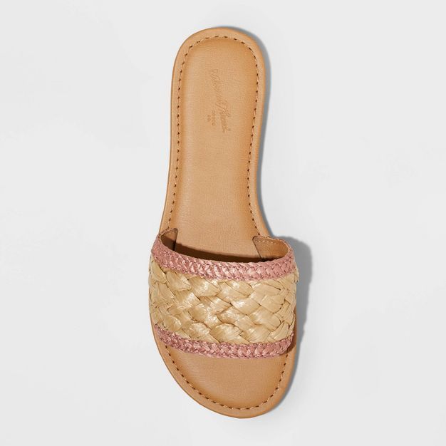 Women's Dez Woven Slide Sandals - Universal Thread™ | Target