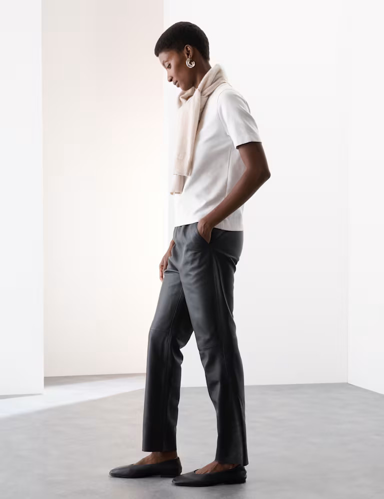 Cotton Rich Crew Neck T-Shirt | Marks & Spencer (UK)