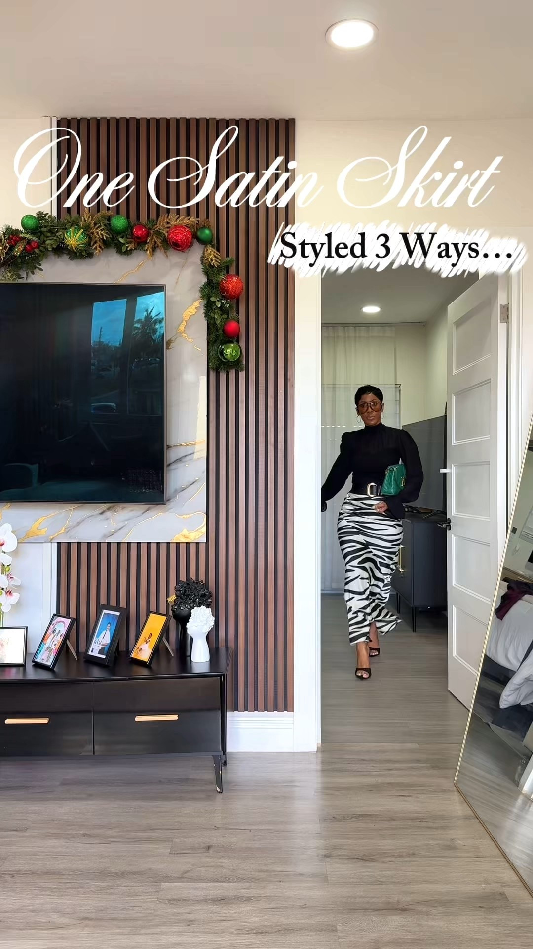 Three ways, one zebra print moment 🖤
Proof that one statement skirt can do the absolute most.

#LTKOver40 #LTKootd