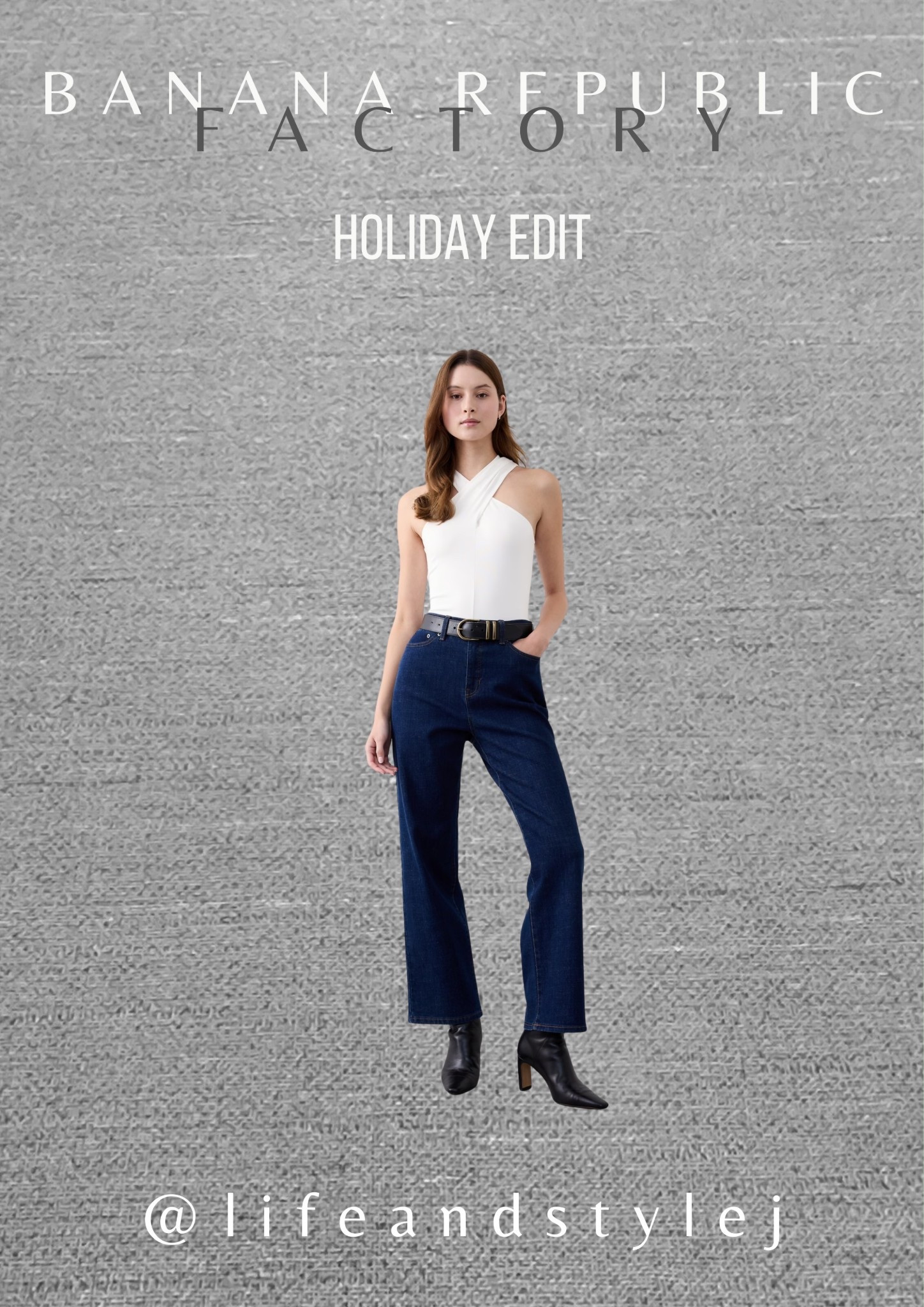 The Banana Republic Factory Halter Top is a holiday edit essential for midlife, ageless fashion, offering a chic balance of elegance and ease. Pair it with wide leg trousers for timeless sophistication or a satin skirt for festive evening charm. #MidlifeStyle #AgelessFashion #HolidayChic #EffortlessElegance #BRFactoryStyle 

#LTKHoliday #LTKOver40 #LTKSeasonal