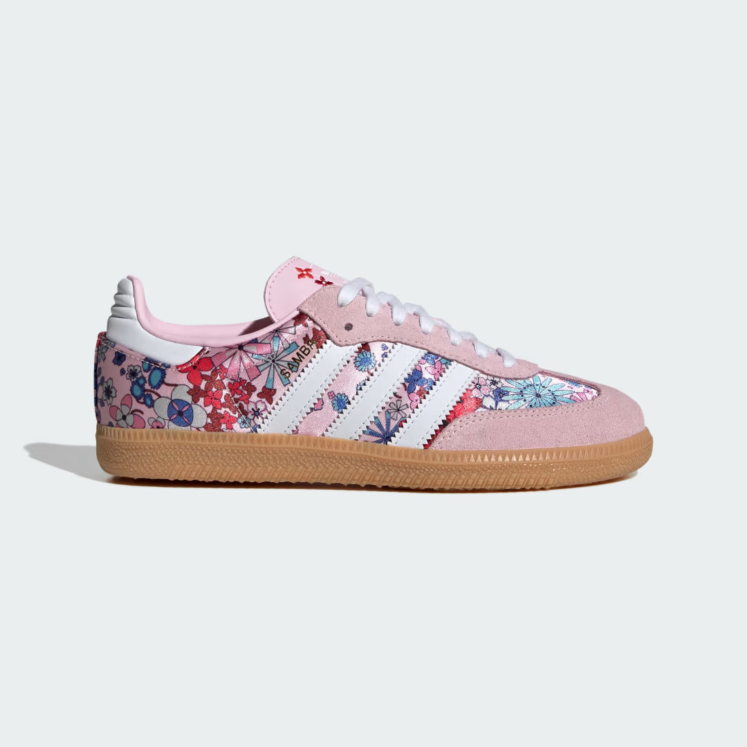 adidas Liberty London Samba OG Shoes Clear Pink 4 - Kids Originals Shoes | adidas (US)