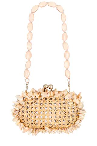 Serpui X Revolve Olivine Conches Clutch in Light Honey from Revolve.com | Revolve Clothing (Global)