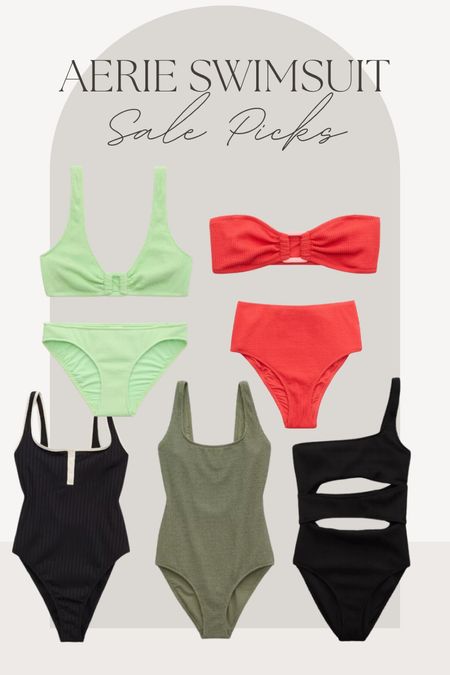 Aerie swimsuits on sale up to 30% off! #swim #swimsuits #sale #aerie 

#LTKswim #LTKsalealert #LTKSeasonal