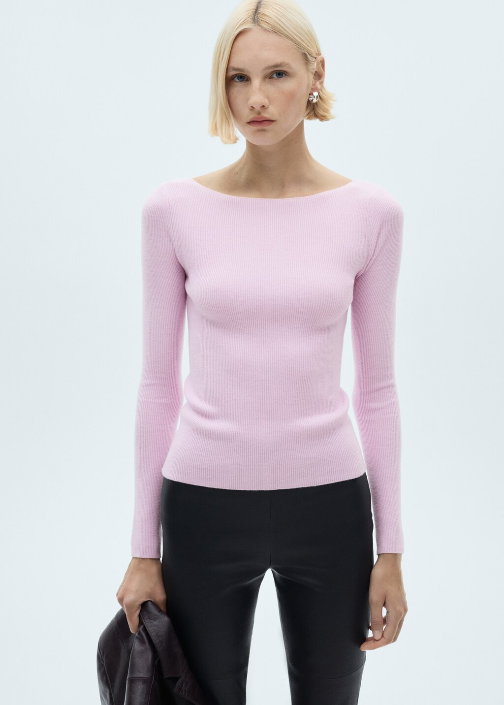 Pull maille col bateau | Mango EU