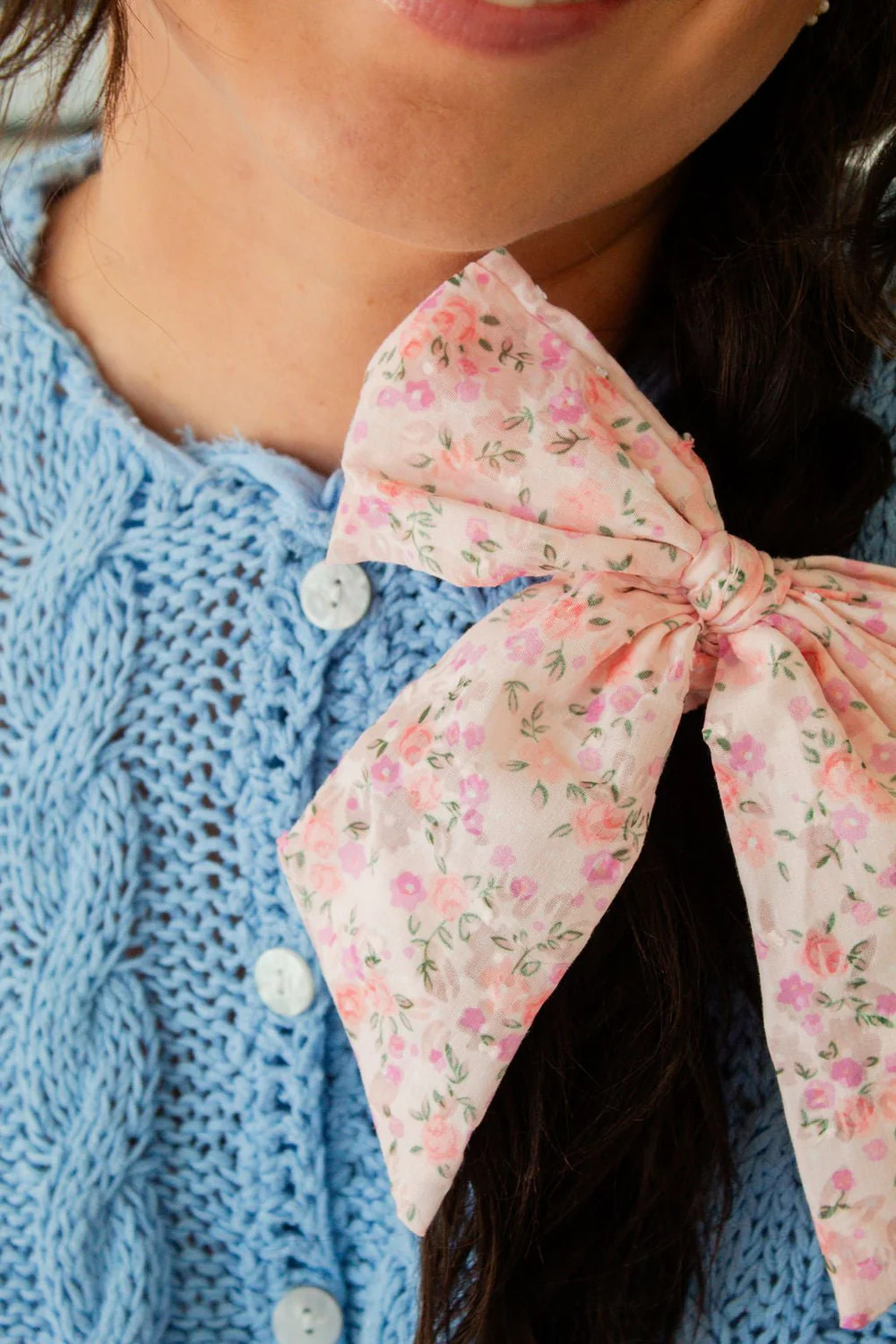Celebration Long Bow Scrunchie | Shop Andi
