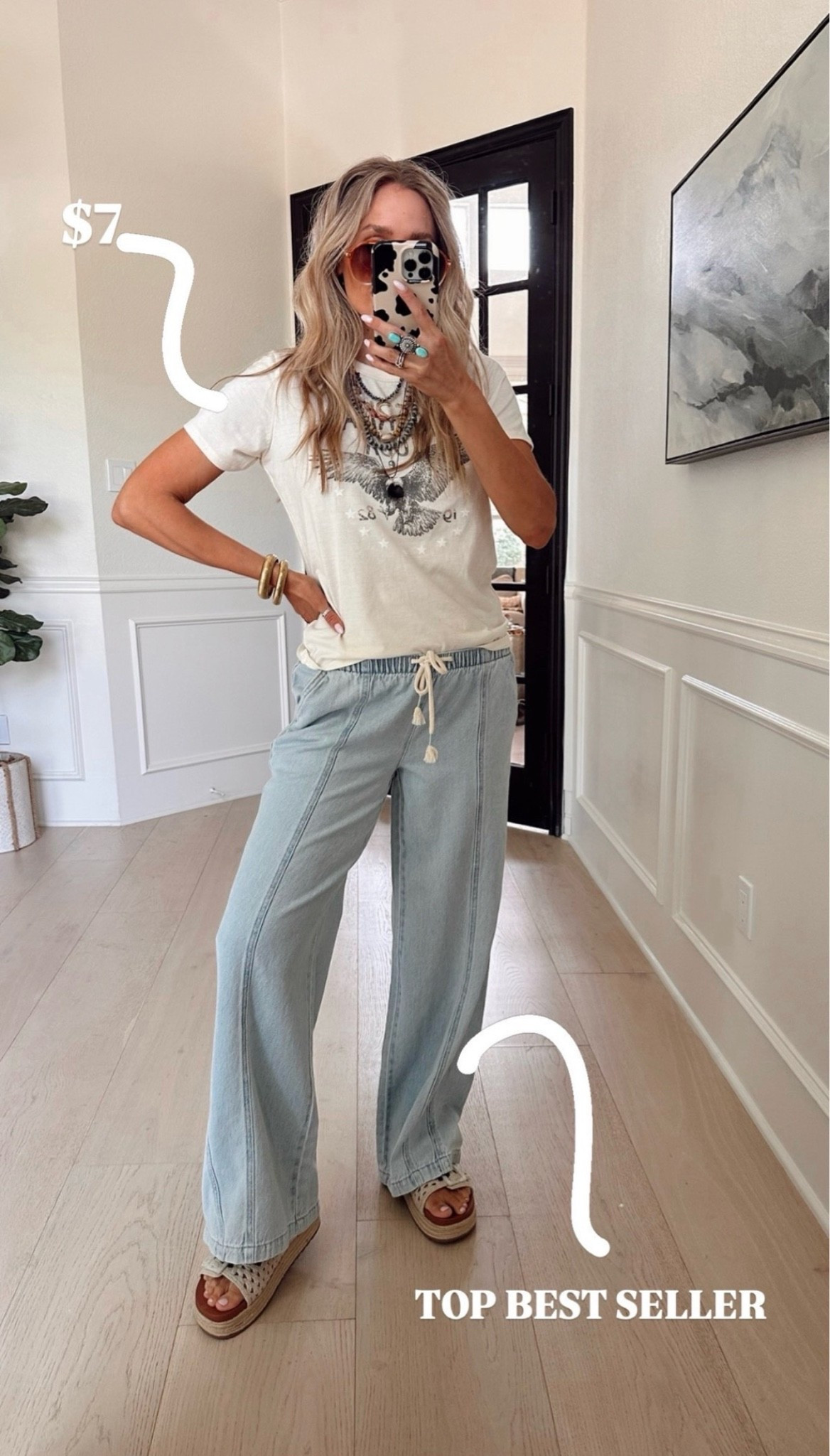 🤍 This whole look is a best seller & giving vintage vibes for less. I love these drawstring pants too!

#LTKootd #LTKdayinmylife
#LTKgrwm