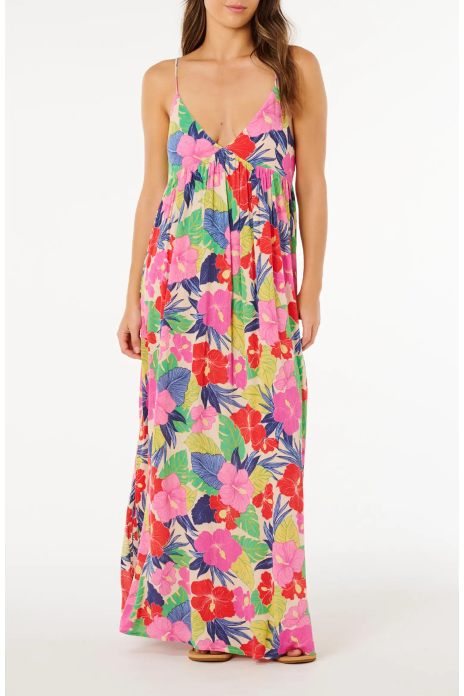 Floral Print Sleeveless Maxi Dress (Women) | Nordstrom | Nordstrom