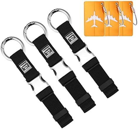 3PCS Heavy Duty Add a Bag Luggage Straps Jacket Gripper 3PCS Luggage Tag Suitcase TravelTags with... | Amazon (US)