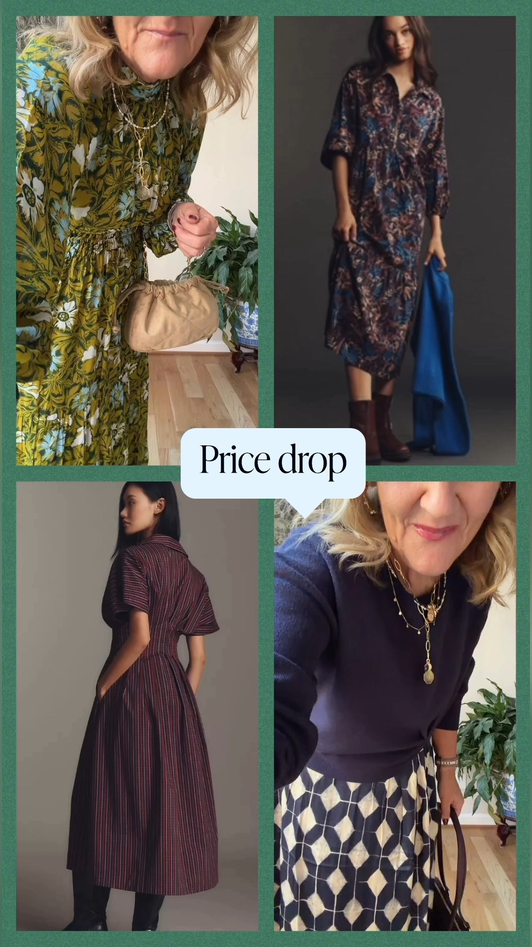 Anthropologie dresses 25% off this weekend only! And this gorgeous green somerset is restocked. 
Green dress size small petite 
Twofer navy dress size medium I prob could have done the med petite 
The Tobie dress a med petite works best this is a new burgandy plaid 
The Bettina runs big the small is best 

Thanksgiving dresses fall dress 

#LTKSaleAlert #LTKOver40 #LTKPetite