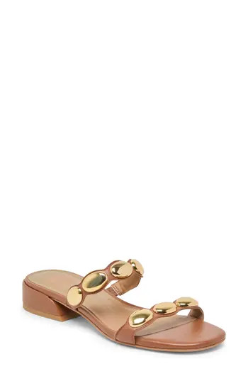 Dolce Vita Fresco Slide Sandal in Cognac Leather at Nordstrom Rack, Size 8.5 | Nordstrom Rack