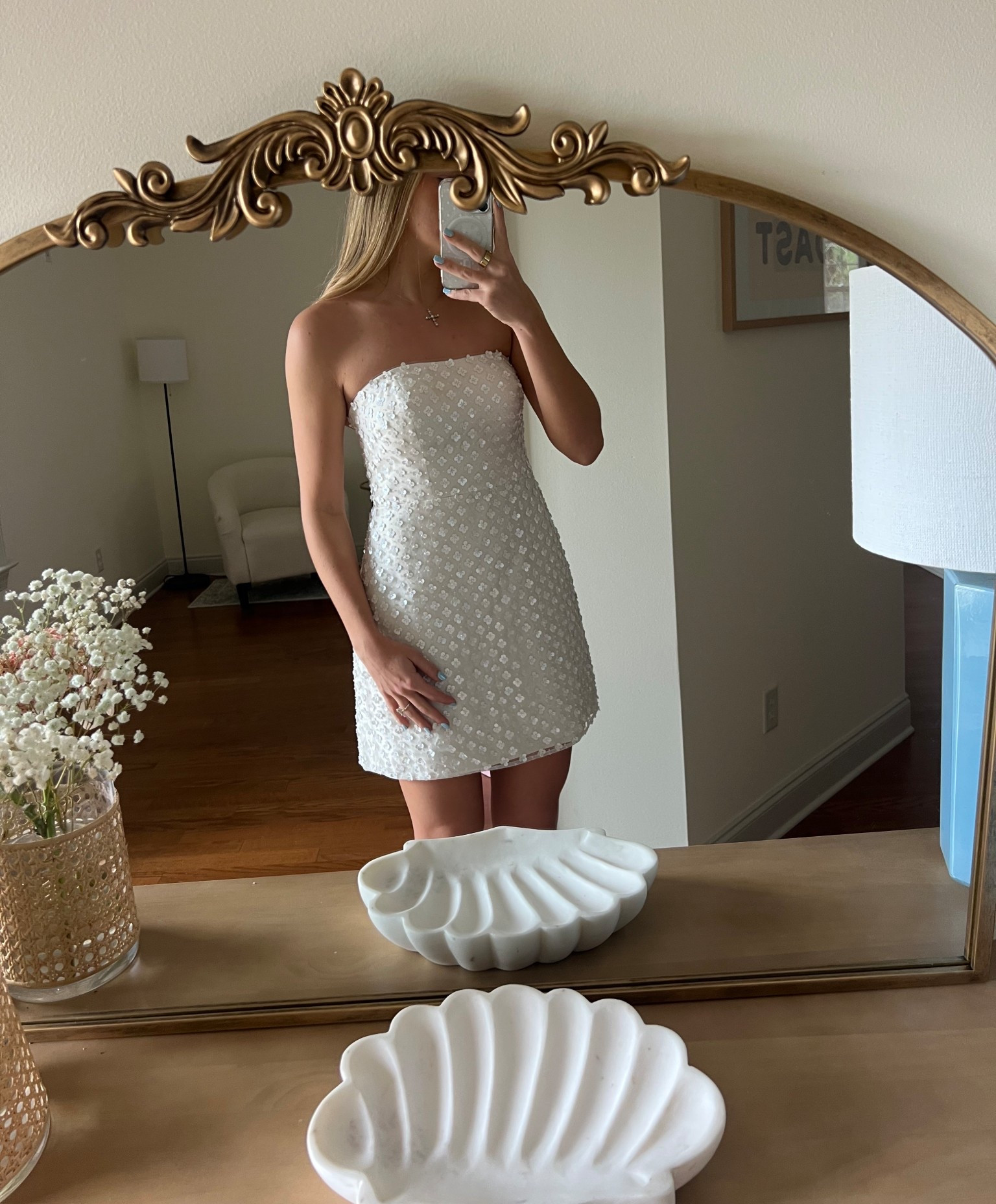 perfect bridal festivities dress!

2nd look, second look, bridal shower, bride ootd, bridal ootd, little white dress, bachelorette party, june 2026 bride, summer bride, wedding reception dresss

#LTKSeasonal #LTKWedding #LTKootd