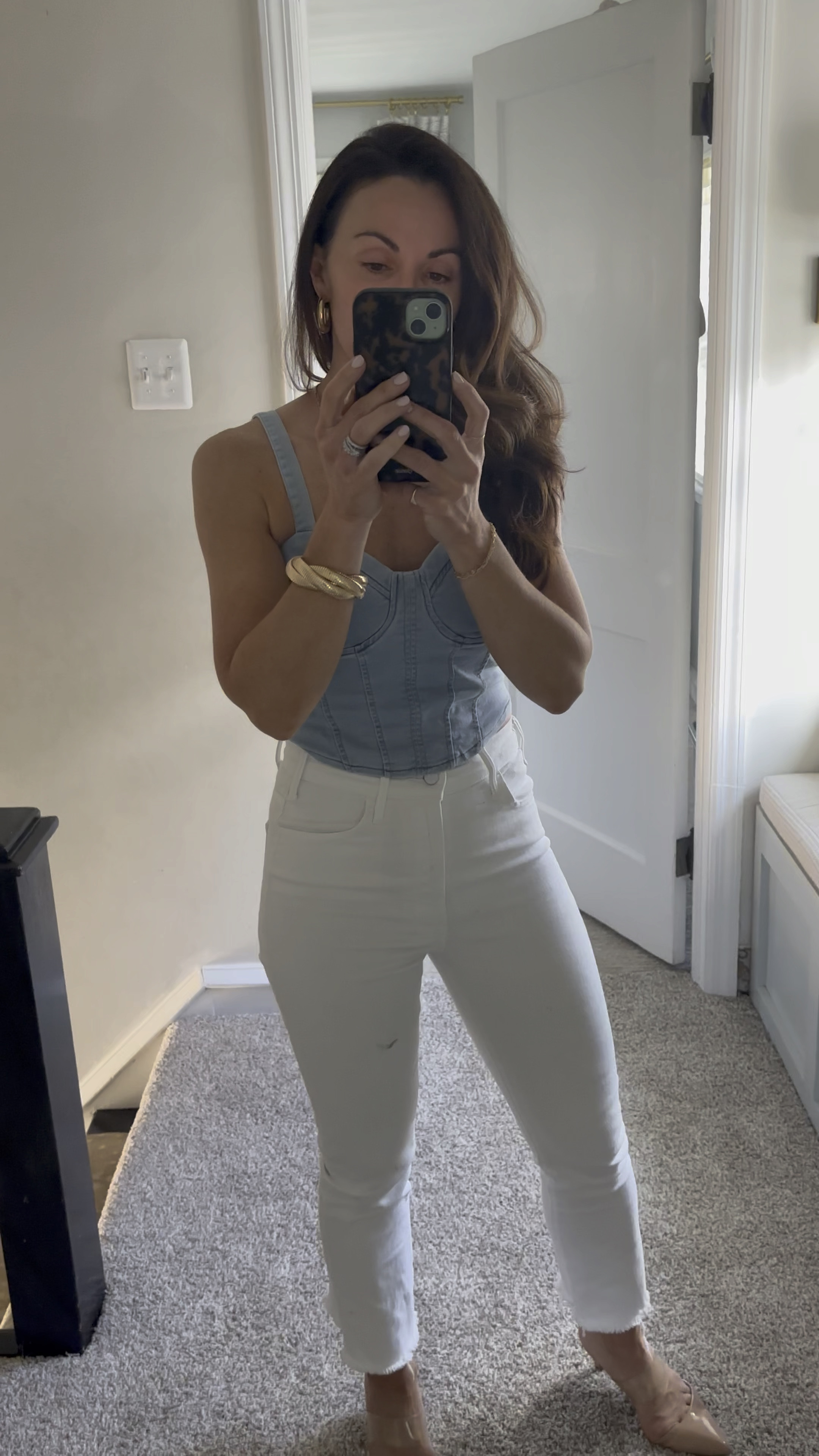 Wearing a size small in top could have used an XS 
