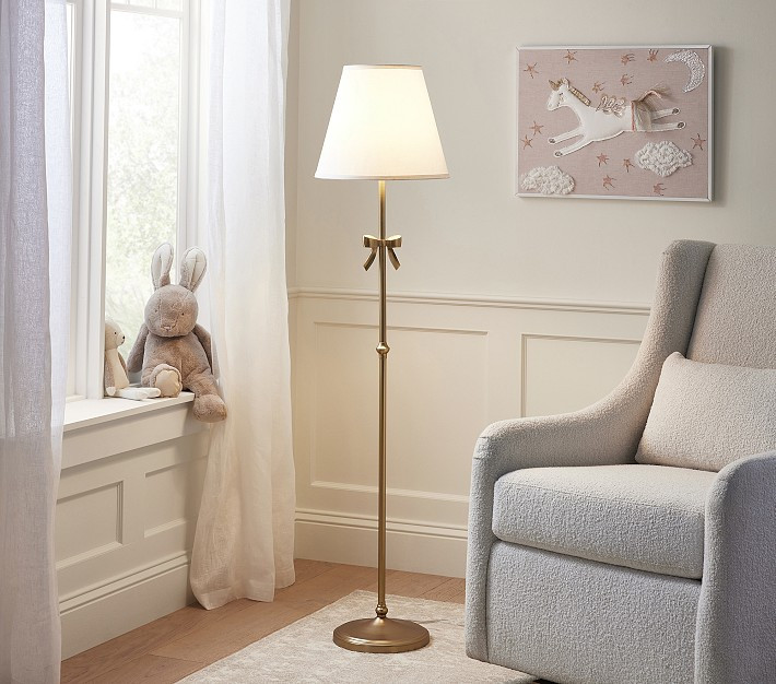 Ava Ribbon Floor Lamp (60") | Pottery Barn Kids