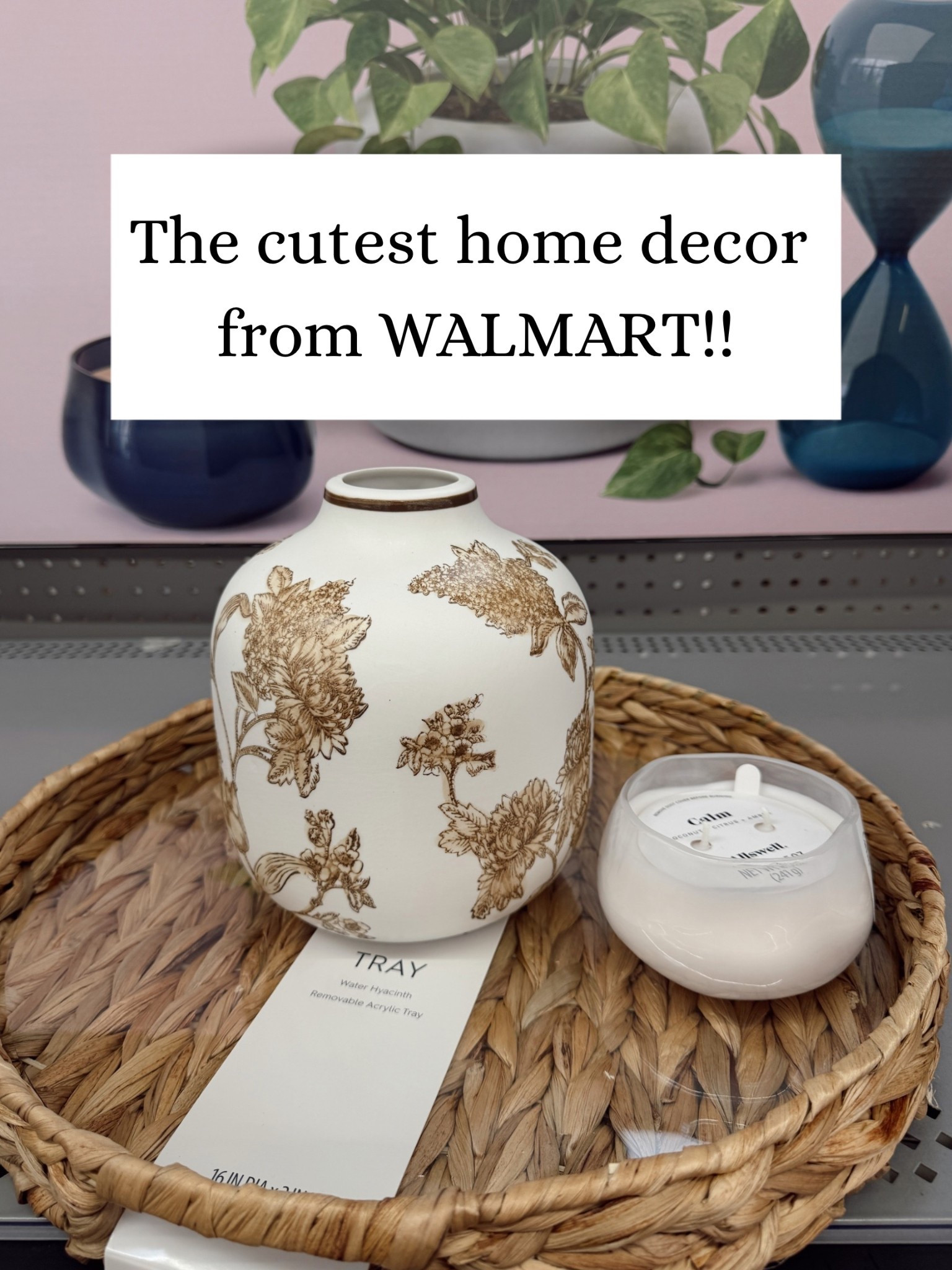 Walmart has the best home decor right now! How cute is this vase and tray?? So affordable too!!

#LTKHome #LTKValentine #LTKSeasonal