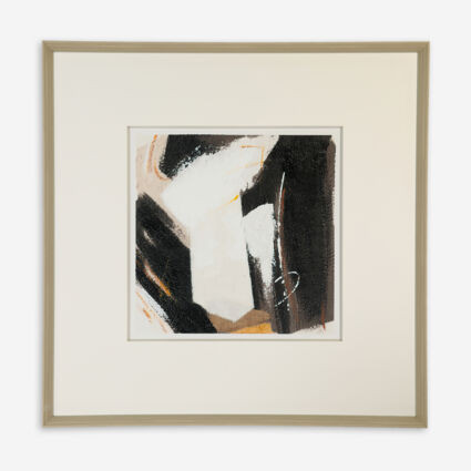 Monochrome Abstract 60x60cm | TK Maxx