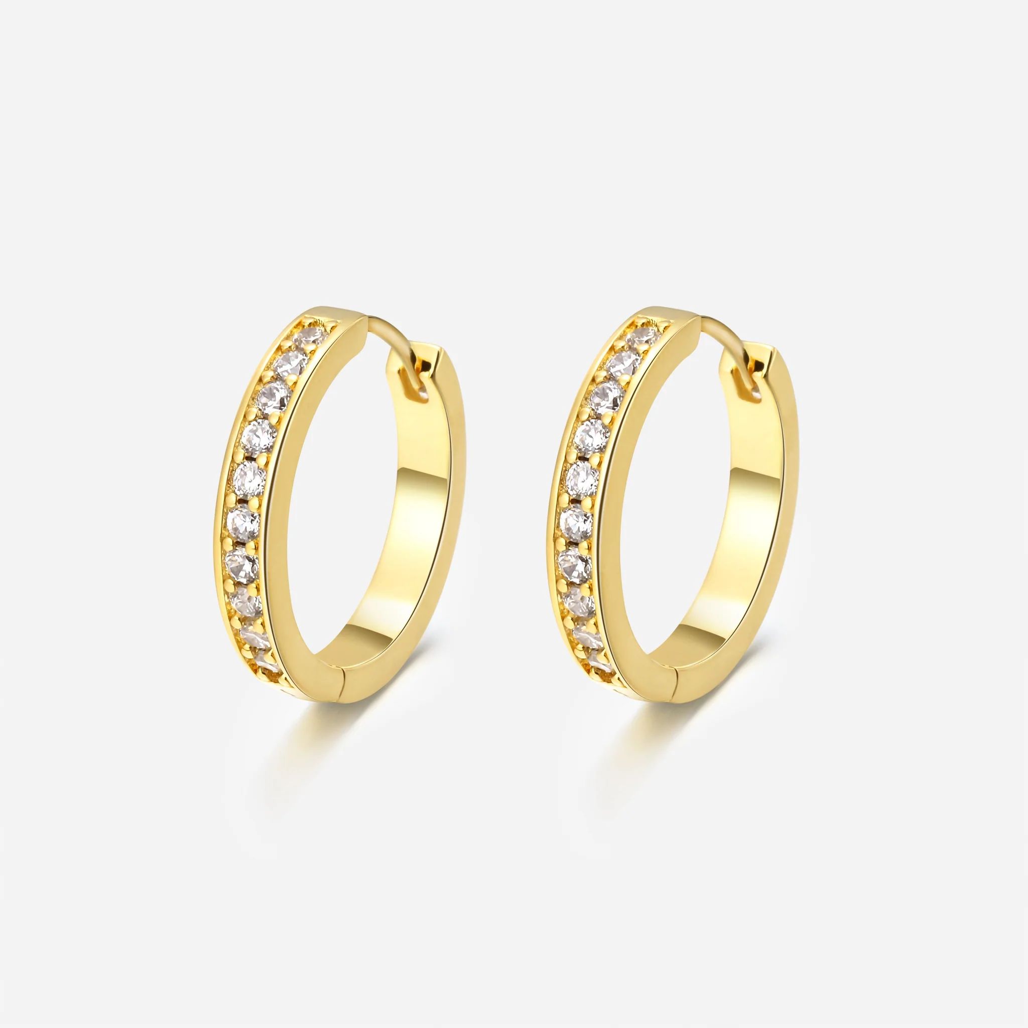 Cynthia Crystal Hoop Earrings | Victoria Emerson