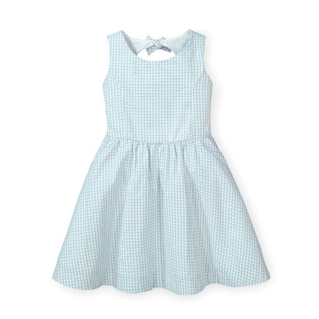 Hope & Henry Girls' Sleeveless Fit and Flare Open Back Dress, Kids | Target