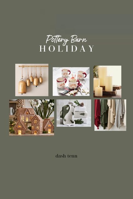 Christmas came early at Pottery Barn!
The most perfect Christmas bells, mugs, and gingerbread houses. 

#LTKHoliday #LTKGiftGuide #LTKHolidaySale