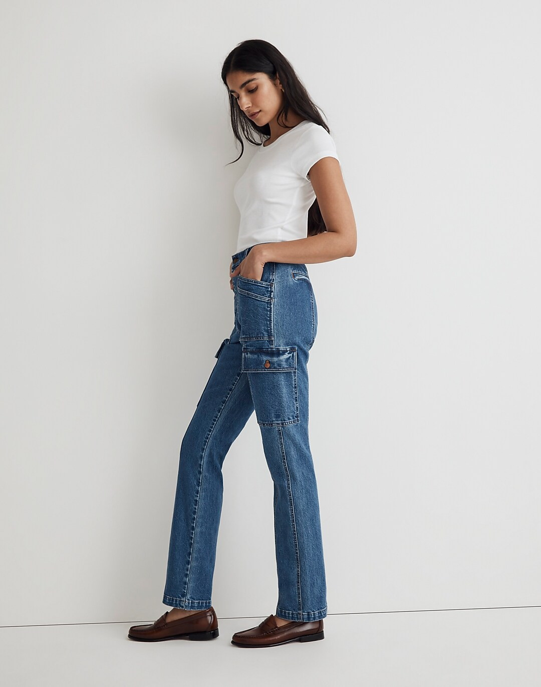 The '90s Straight Utility Jean in Densmore Wash | Madewell