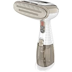 Conair Turbo Extreme Steam Hand Held Fabric Steamer, GS59X, 1875W, 15 min, 7.3 oz, White/Champagn... | Amazon (US)