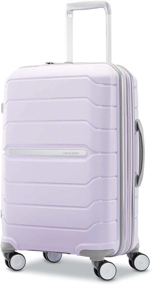 Samsonite Freeform Hardside Expandable with Double Spinner Wheels, Carry-On 21-Inch, Lilac | Amazon (US)